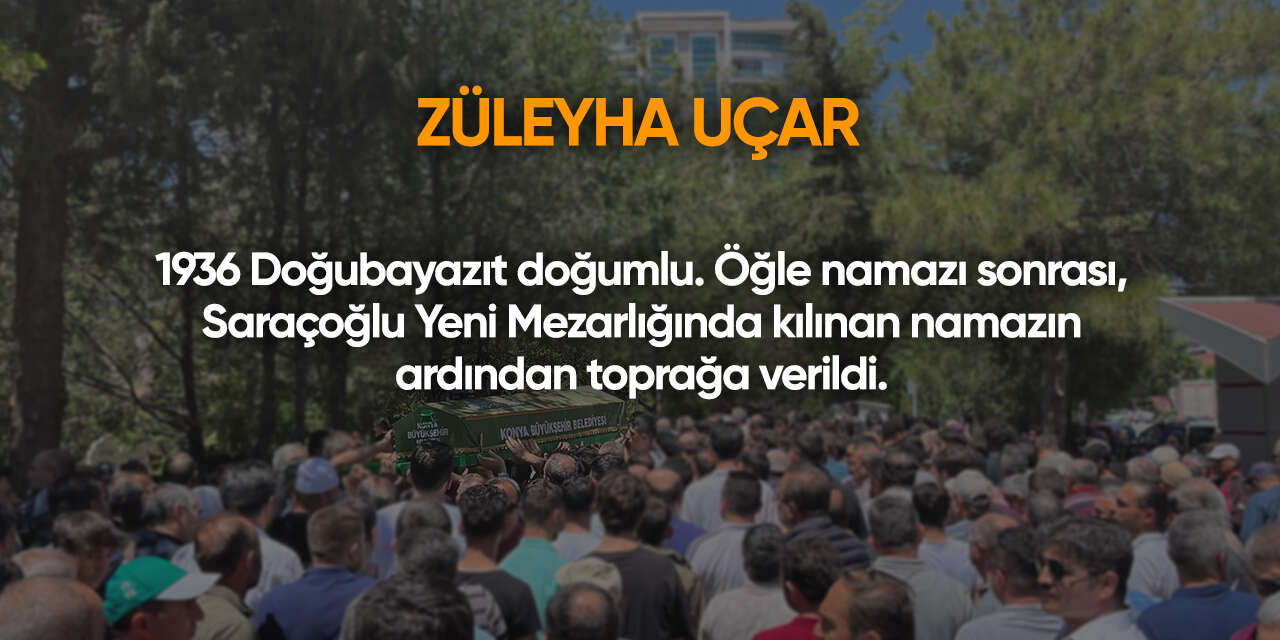 Konya'da bugün vefat edenler | 14 Mart 2026 19